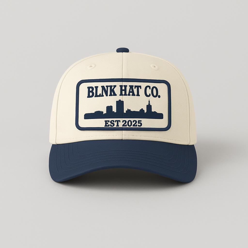 Navy Boston Skyline