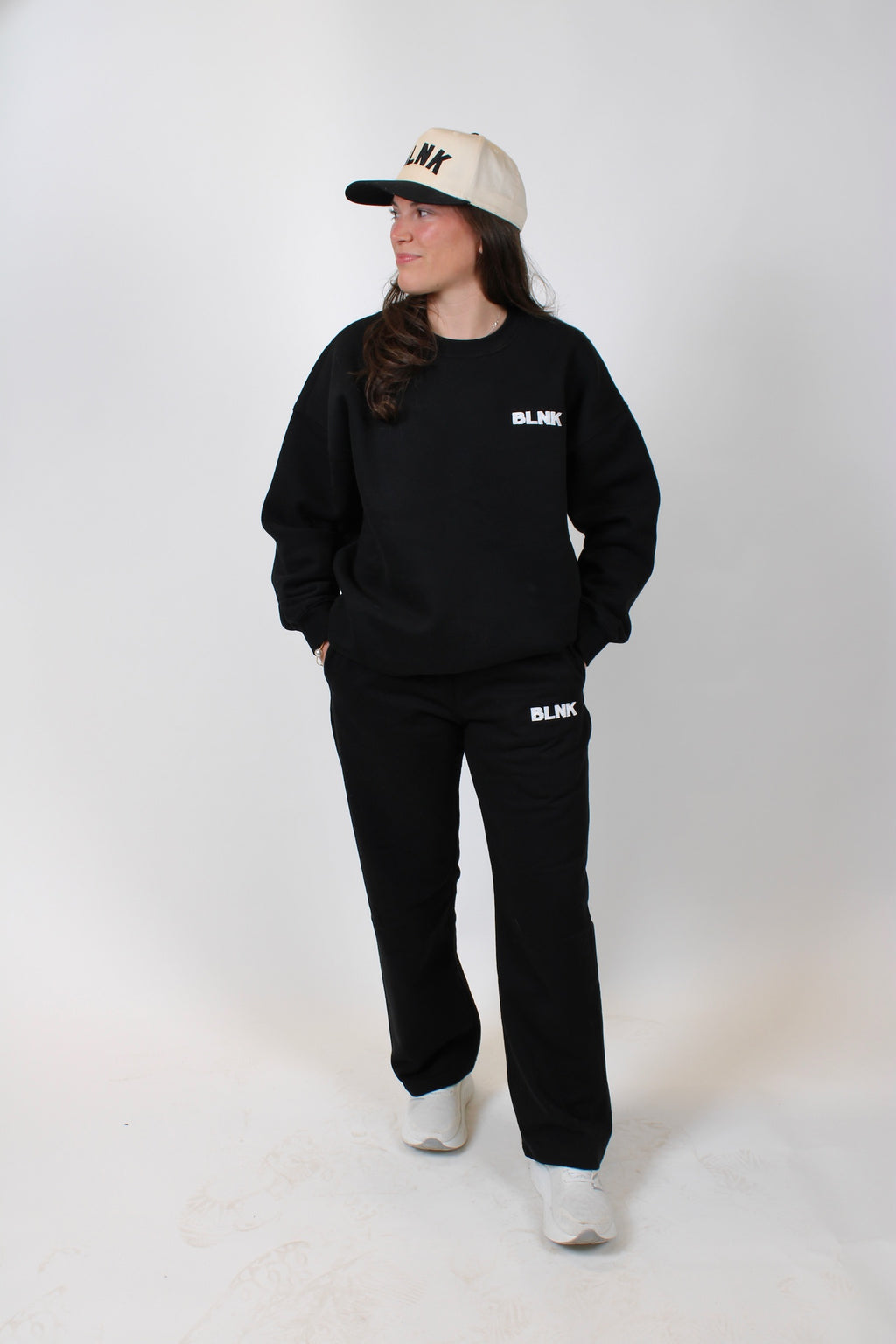 BLNK Oversized Black Sweatpants