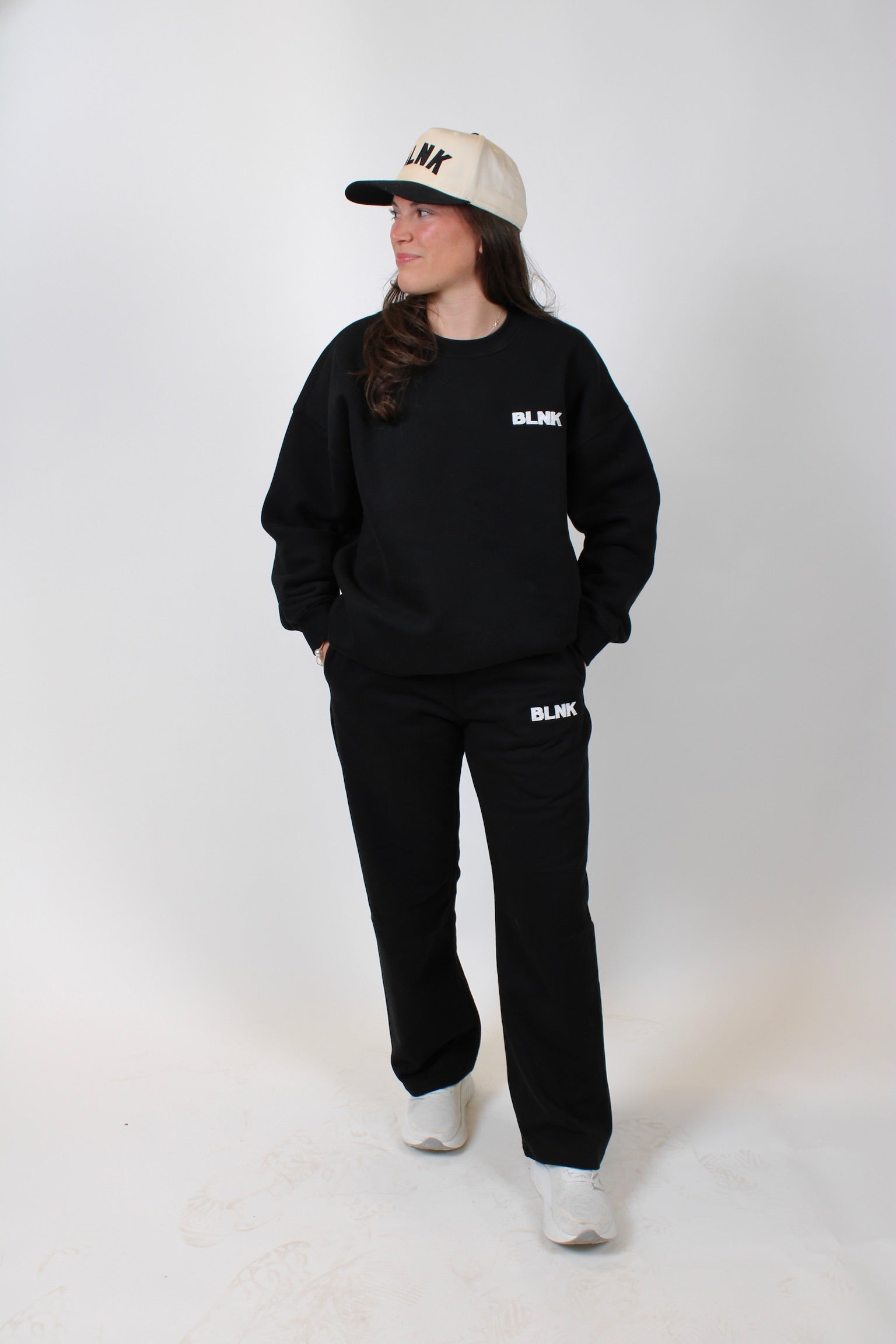 BLNK Oversized Black Sweatpants