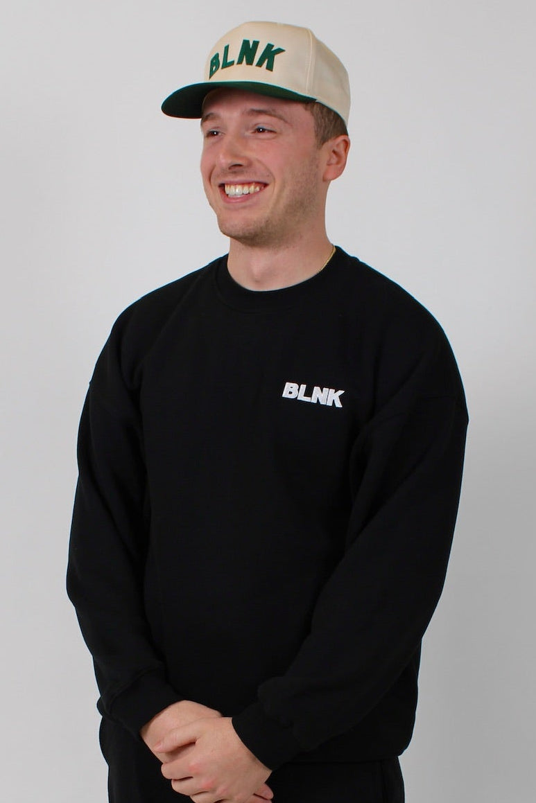 BLNK Black Crew-Neck